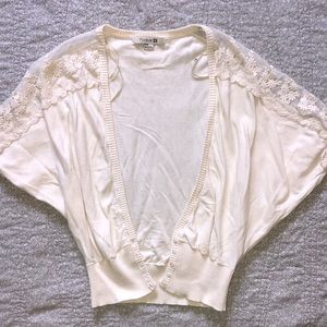 Forever 21 Lace Sleeve Sweater
